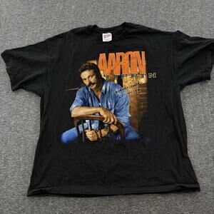 Men's Vintage Aaron Tippin Country music Tour T Shirt XL
